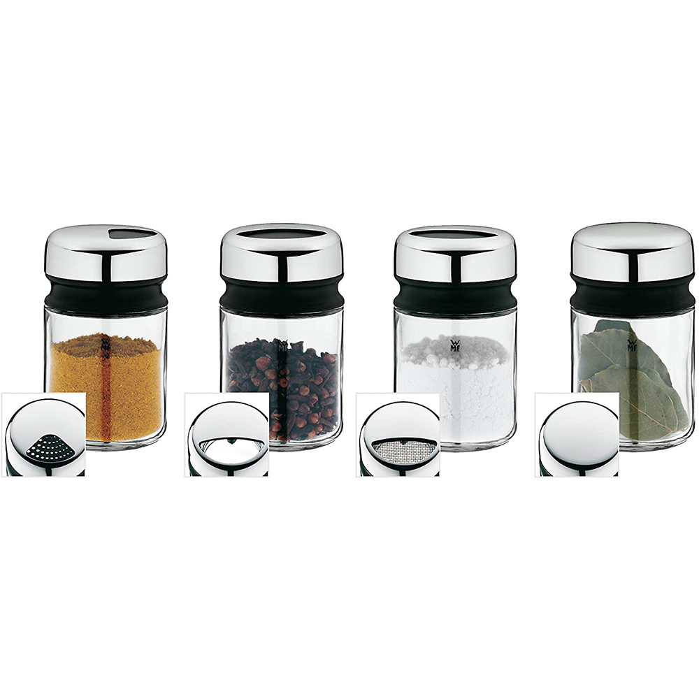 Bộ 4 lọ đựng thực phẩm Wmf 0661586040 Bộ 4 lọ đựng thực phẩm Wmf 0661586040
